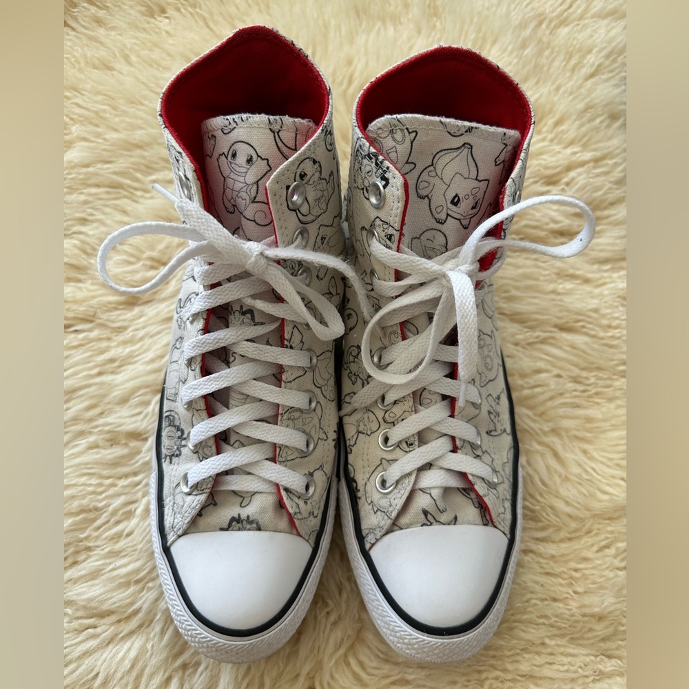 Converse x Chuck Taylor HI Pokémon Poke Ball Mens 9 / Womens 11
